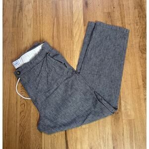 Men’s Old Navy Linen Blend Loose Taper Lightweight Drawstring Pants, size Large